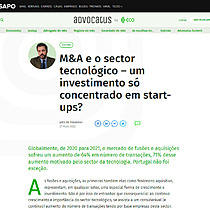 M&A e o sector tecnolgico  um investimento s concentrado em start-ups?